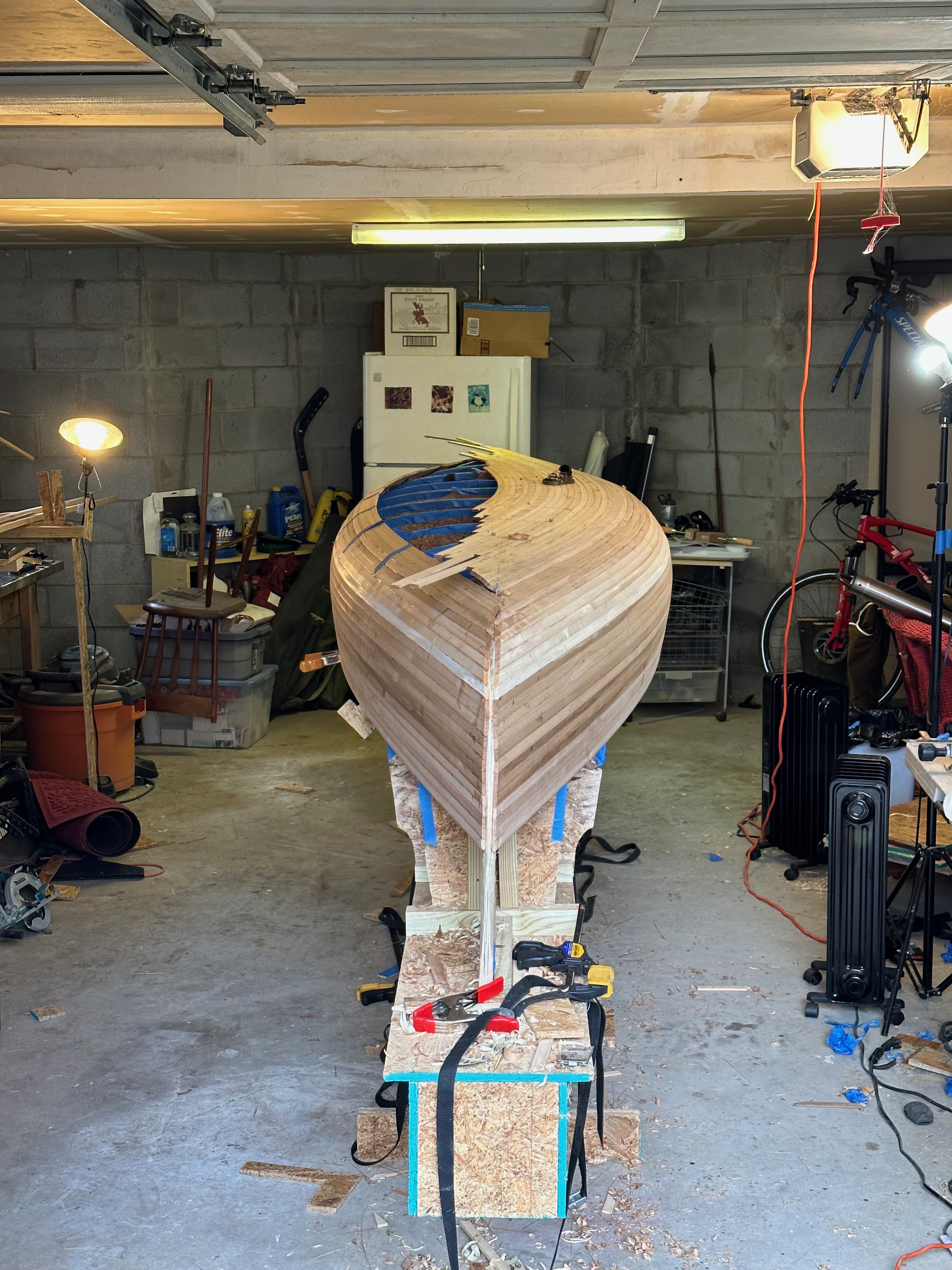 Canoe build